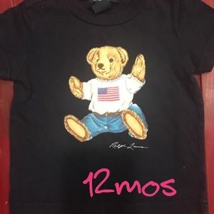 RL Polo sit down bear T-shirt Sz.12 mos
